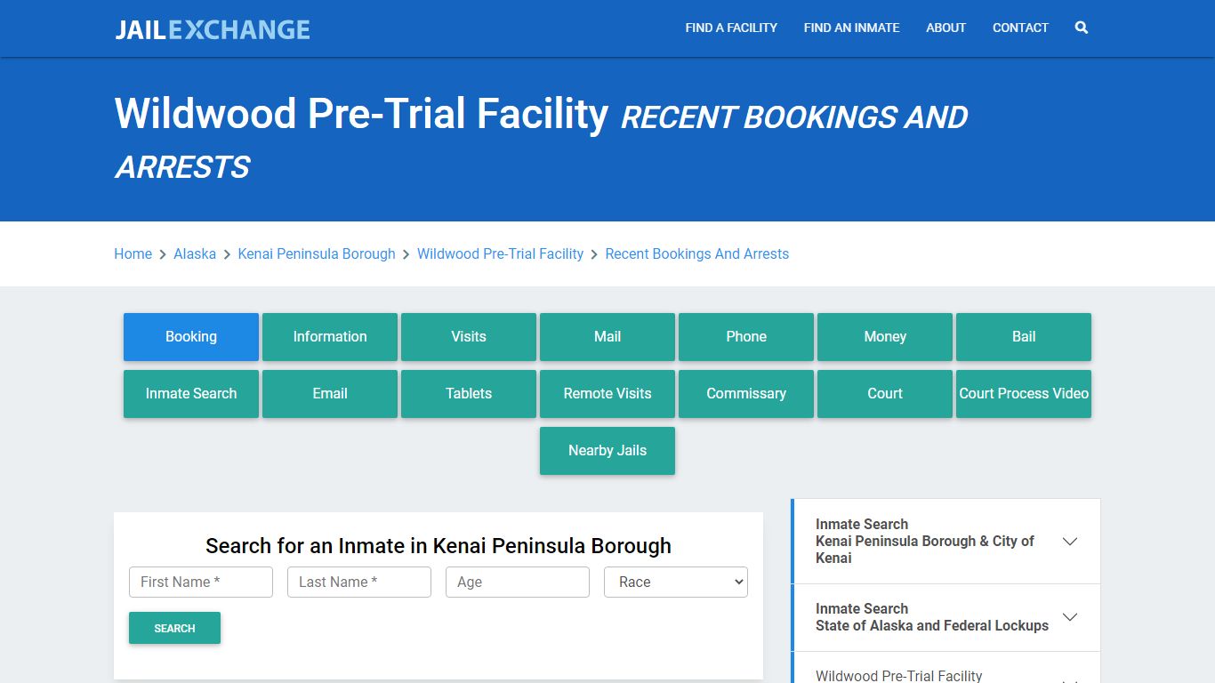 Wildwood Pre-Trial Facility Recent Bookings And Arrests - Jail Exchange